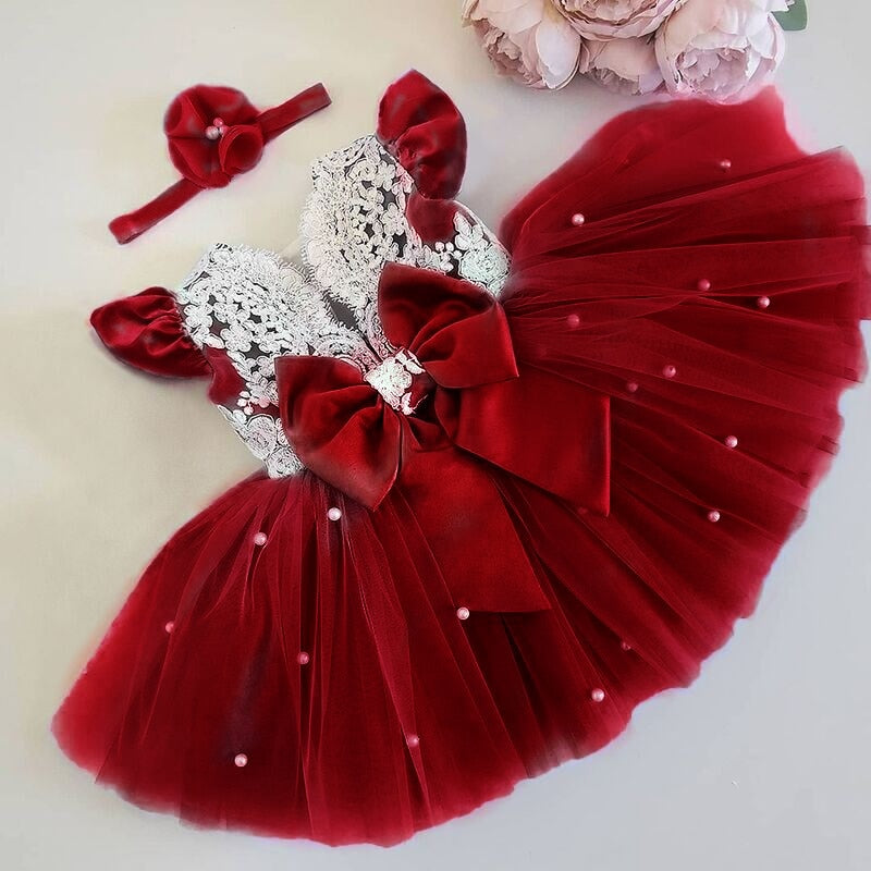 Sweet Princess Tutu Party Dress With Lace & Bowknot IsabellaSofia Sweet Princess Tutu Party Dress With Lace & Bowknot IsabellaSofia