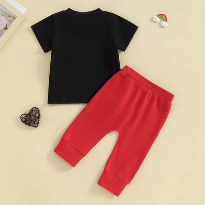 'Mr. Steal Your Heart' Boys Valentine's Day 2Pc. Outfit