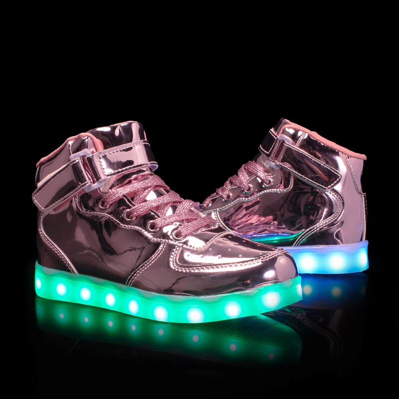 Hi-Top LED Light Sneakers (sizes 5-11)