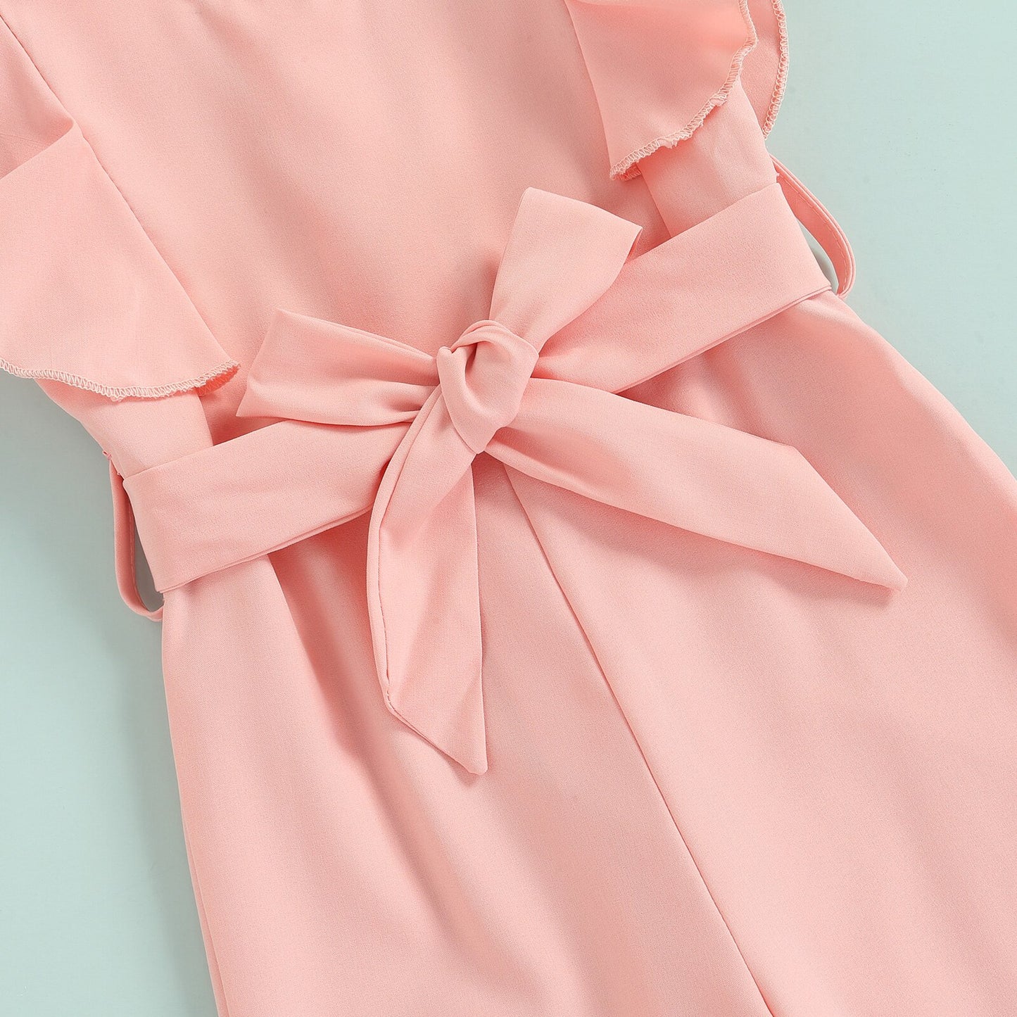 Spring/Summer Girls Pink Jumpsuit