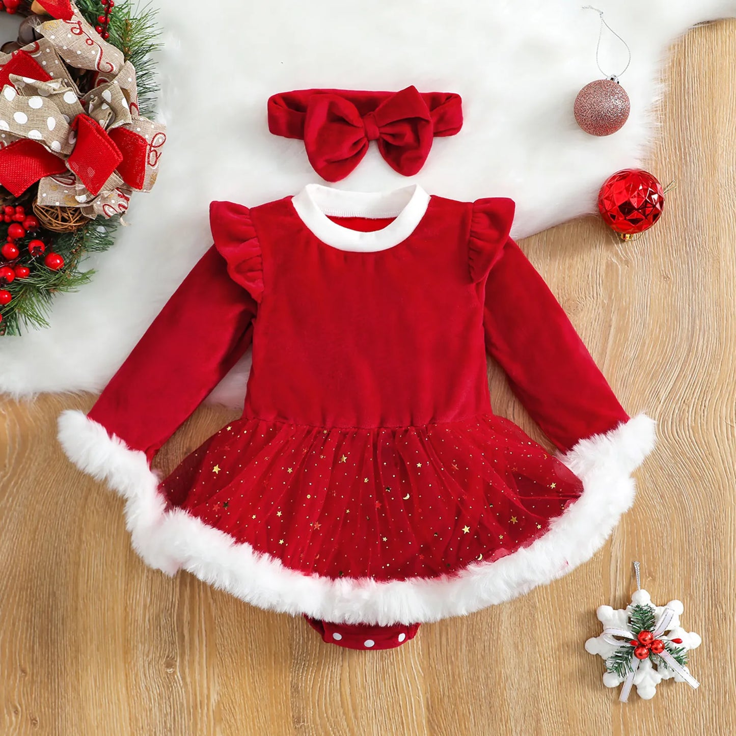 Baby Girl Christmas Dress – IsabellaSofia