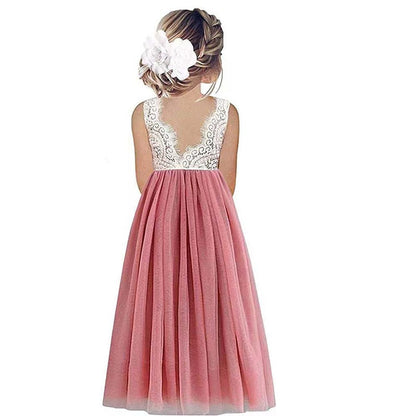 Elegant Flower Girl Lace Dress