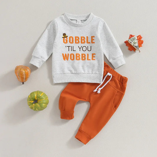 'Gobble 'Til You Wobble' Baby/Toddler Outfit