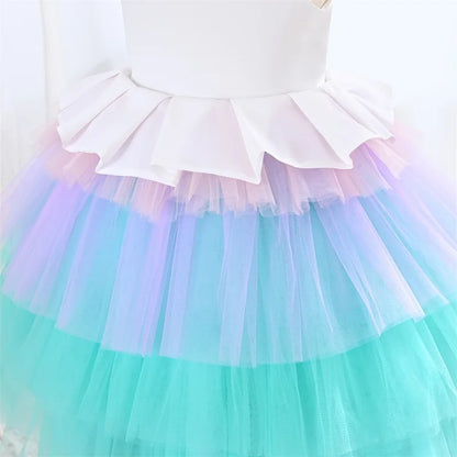 Pastel Spring Layered Tulle Fairy Dress